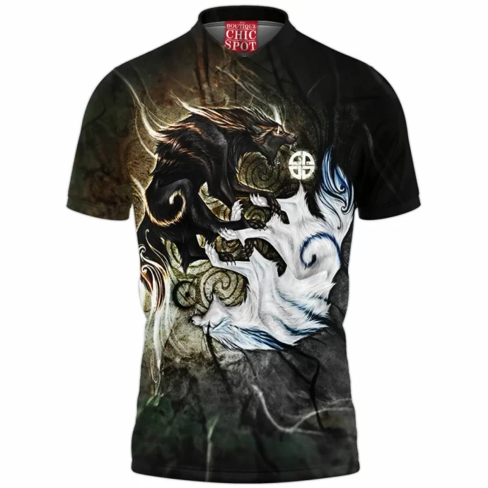 Ragnarok Wolf Polo Shirt