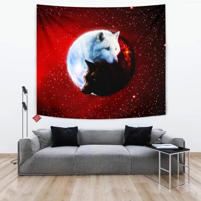 Wolf Mates Tapestry