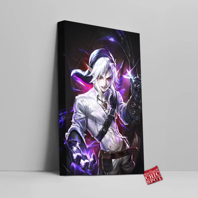 Dark Link Zelda Canvas Wall Art