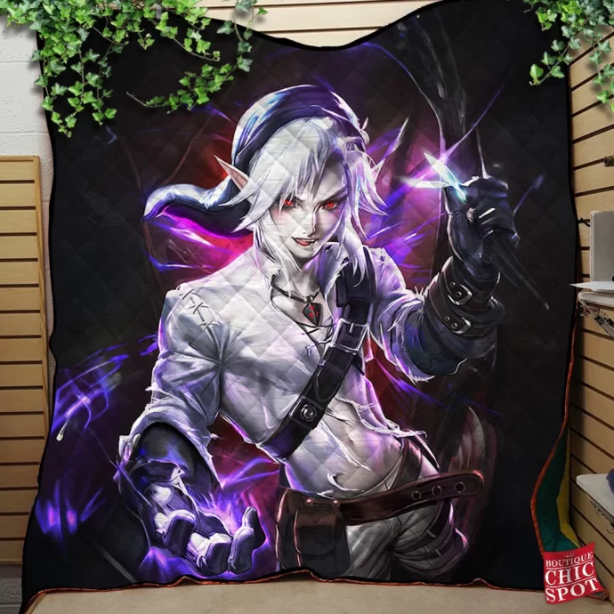 Dark Link Zelda Quilt Blanket