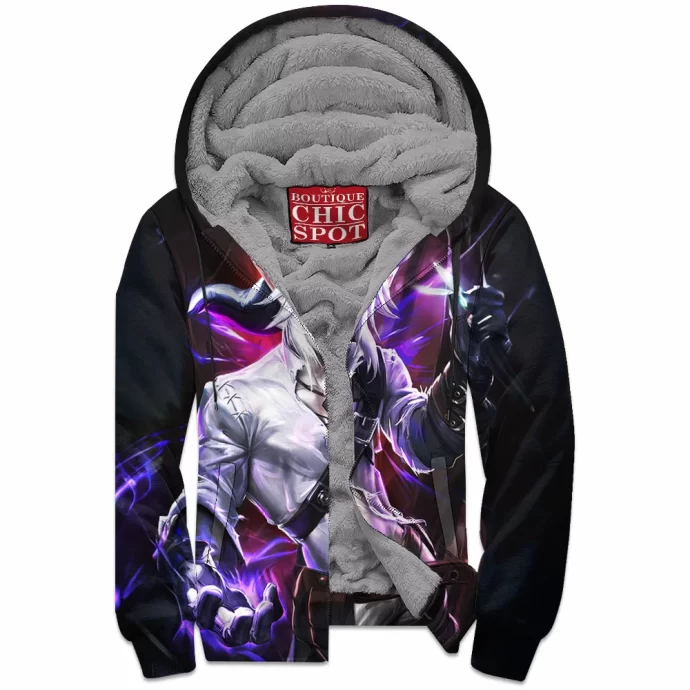 Dark Link Zelda Zip Fleece Hoodie