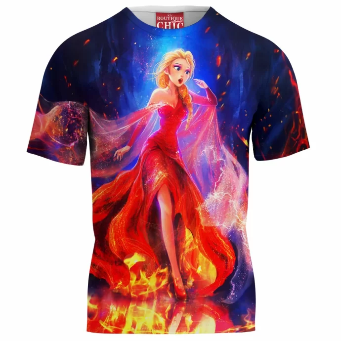 The Queen On Fire Elsa T-Shirt