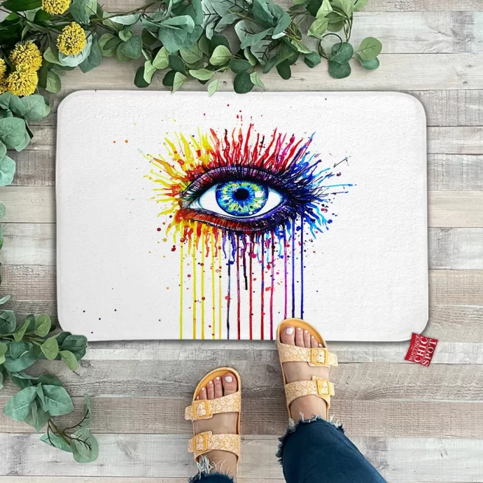 Rainbow Fire Doormat