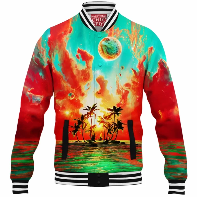 Summer Paradise Baseball Jacket