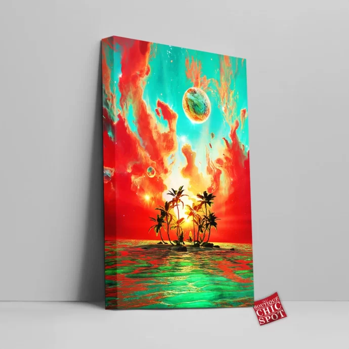 Summer Paradise Canvas Wall Art