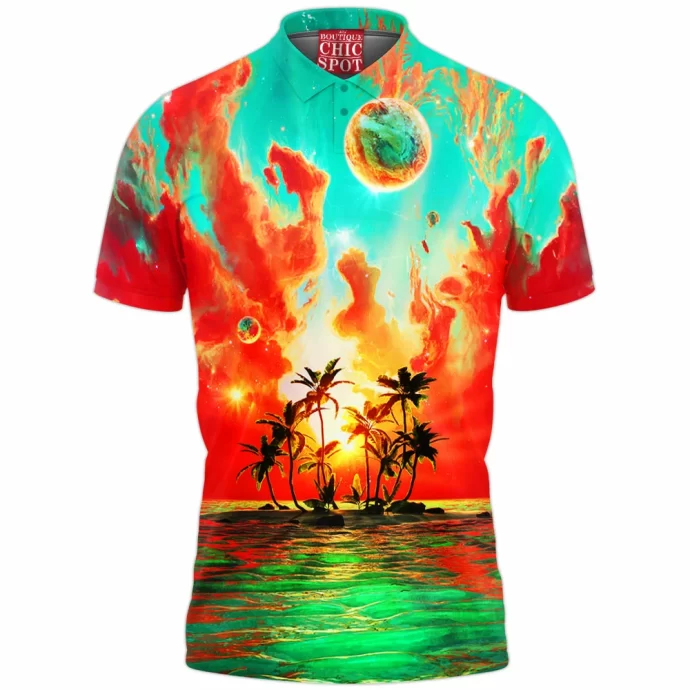 Summer Paradise Polo Shirt