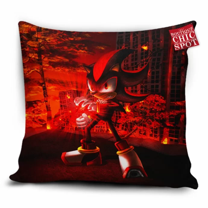 Shadow The Assassin In Black Pillow Cover