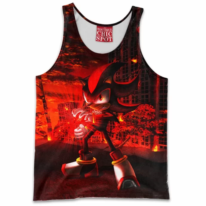 Shadow The Assassin In Black Tank Top