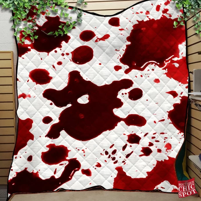 Shadows Blood Quilt Blanket