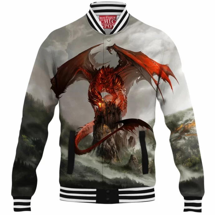 Red Dragon Baseball Jacket