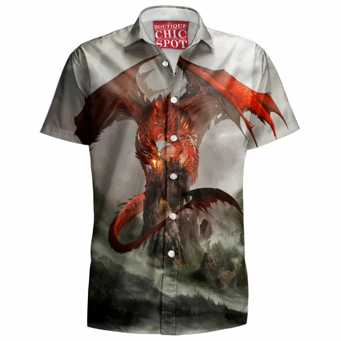 Red Dragon Hawaiian Shirt