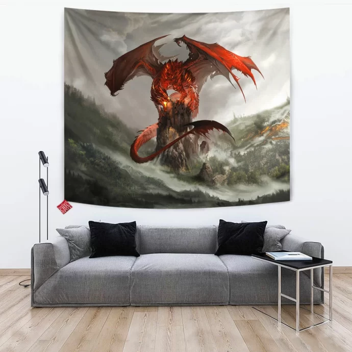 Red Dragon Tapestry