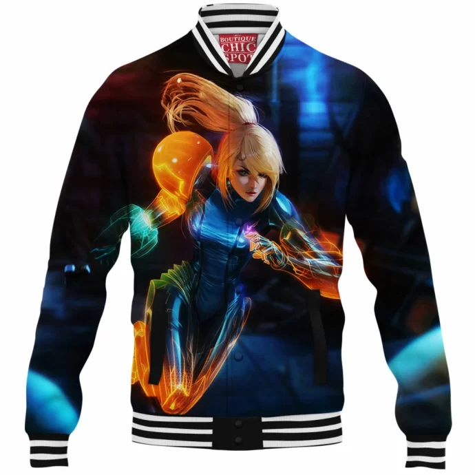 Samus Aran Baseball Jacket