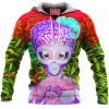 Chameleons Fleece-Hoodie