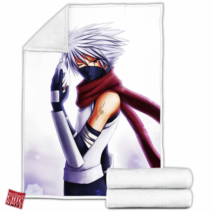 Kakashi Winter Fleece Blanket