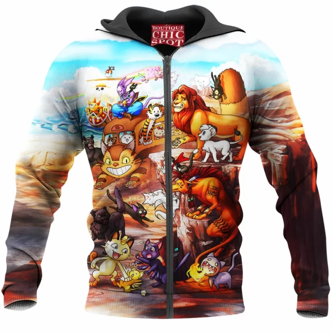 T DUONG Boutique 1701 Zip Hoodie