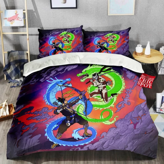 Overwatch Dragons Bedding Set