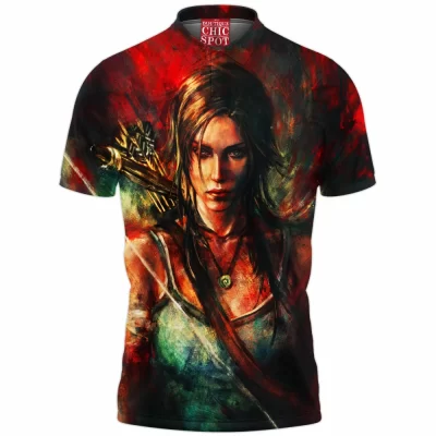 Game Polo Shirt, Tom Raider Polo Shirt