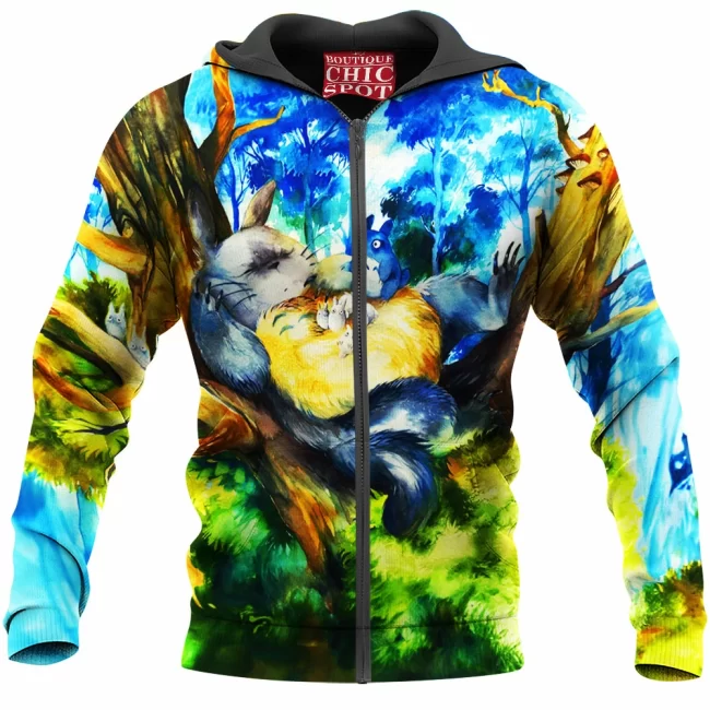 T DUONG Boutique 1741 Zip Hoodie