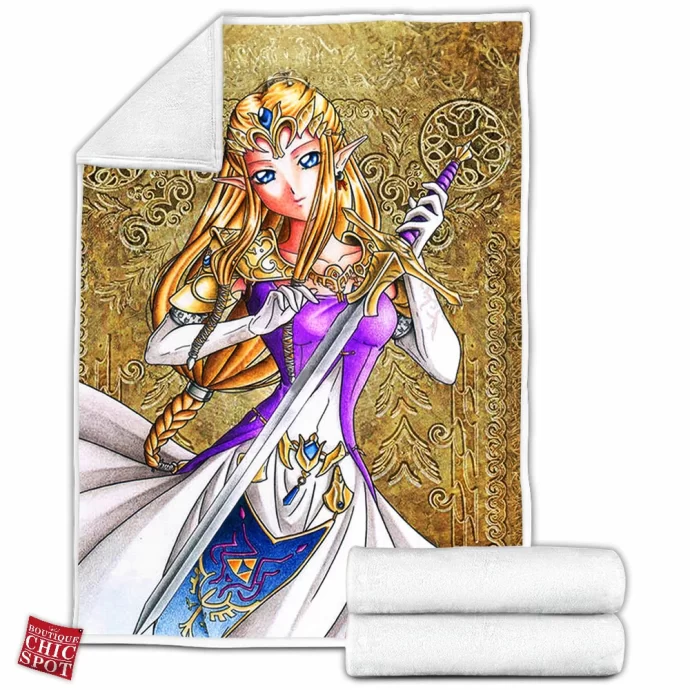 Princess Zelda Fleece Blanket