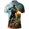 Game Polo Shirt, Crysis 2 Polo Shirt