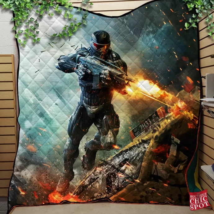 Crysis 2 Quilt Blanket