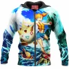 Anime Zip-Hoodie, Pokemon Zip-Hoodie