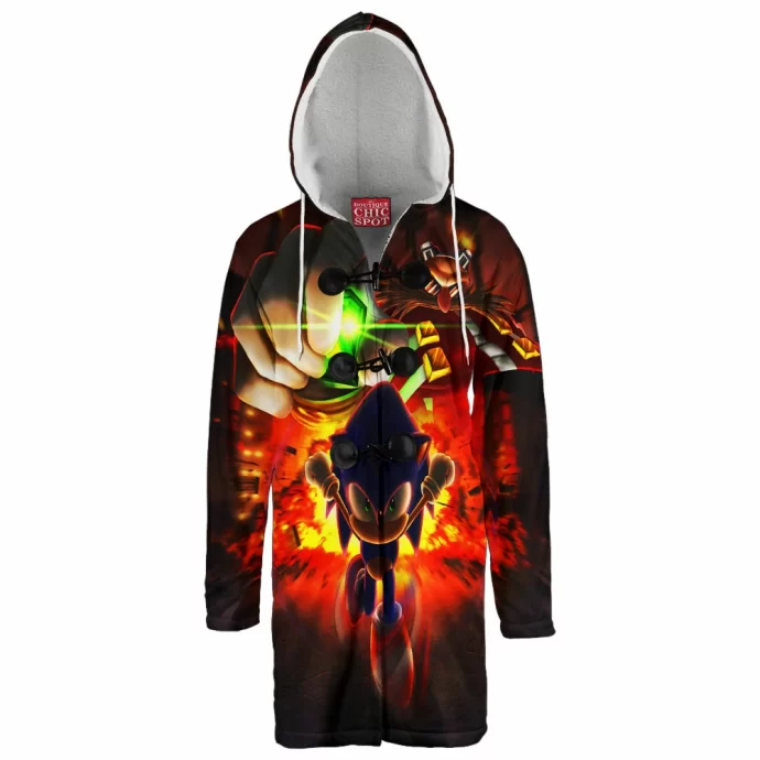 Sonic Hooded Cloak Coat