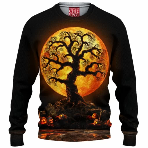 Trick Or Tree Knitted Sweater