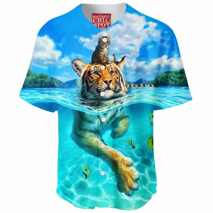 Swim Tiger Baseball Jersey