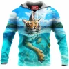 Tiger Fleece-Hoodie