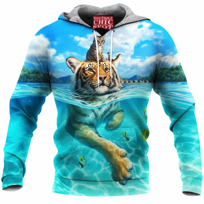 Swim Tiger Fleece Hoodie