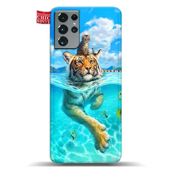 Swim Tiger Phone Case Samsung