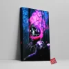 Ghost Rider Black Panther Canvas Wall Art