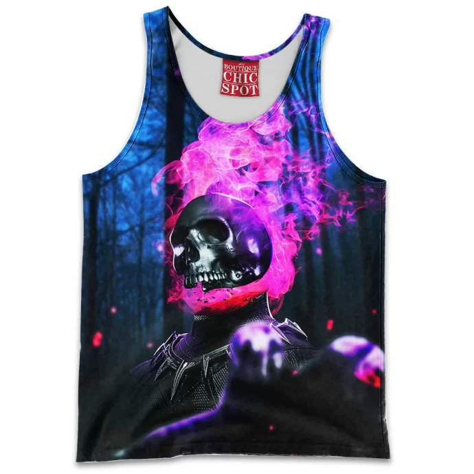 Ghost Rider Black Panther Tank Top