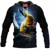 Anime Hoodie, Pikachu Hoodie, Pokemon Hoodie