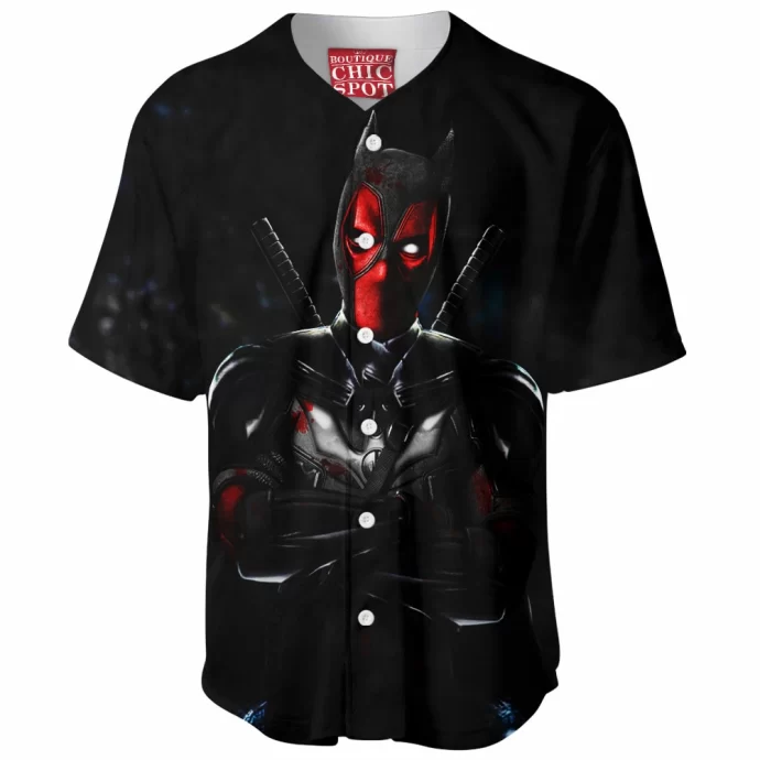 Batman Deadpool Baseball Jersey