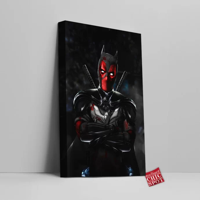 Batman Deadpool Canvas Wall Art