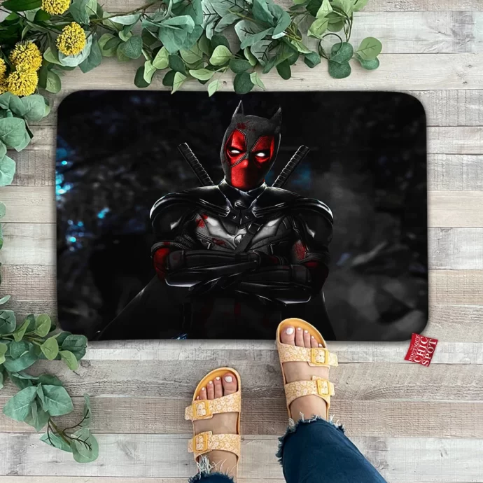 Batman Deadpool Doormat