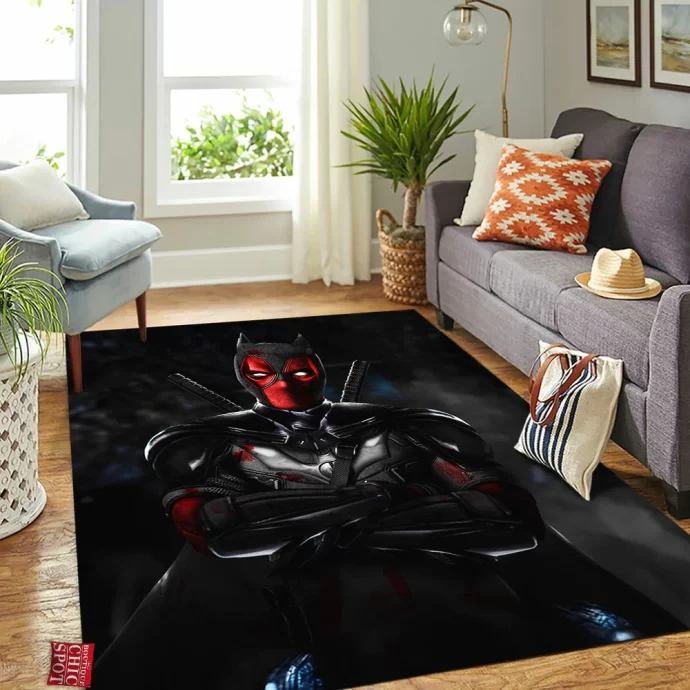 Batman Deadpool Rectangle Rug