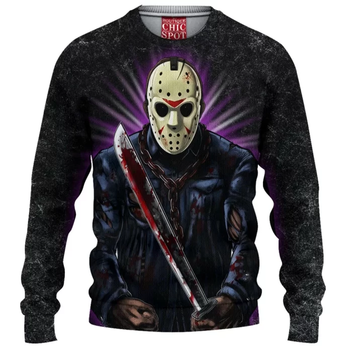 Jason Voorhees Knitted Sweater