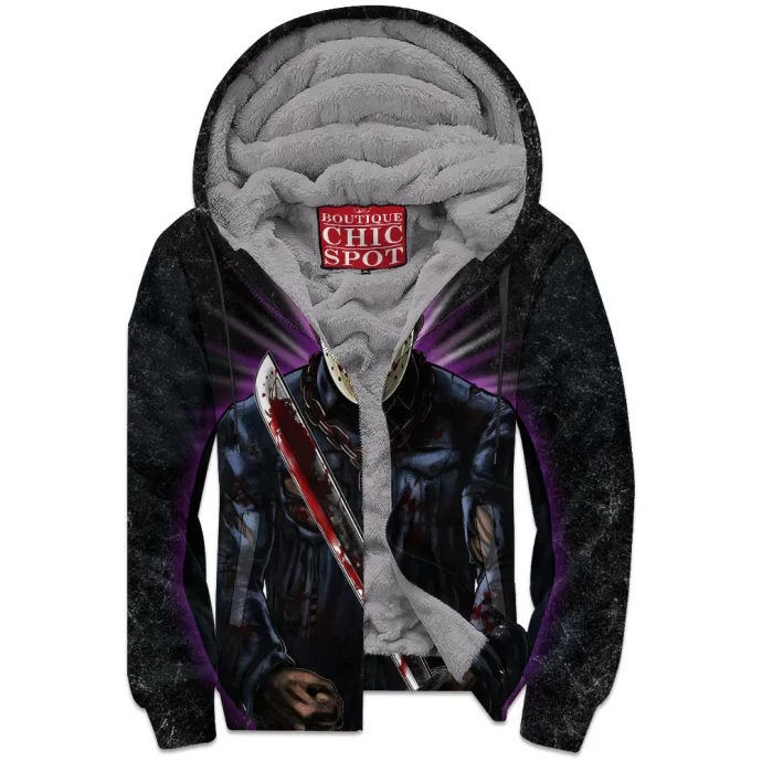 Jason Voorhees Zip Fleece Hoodie