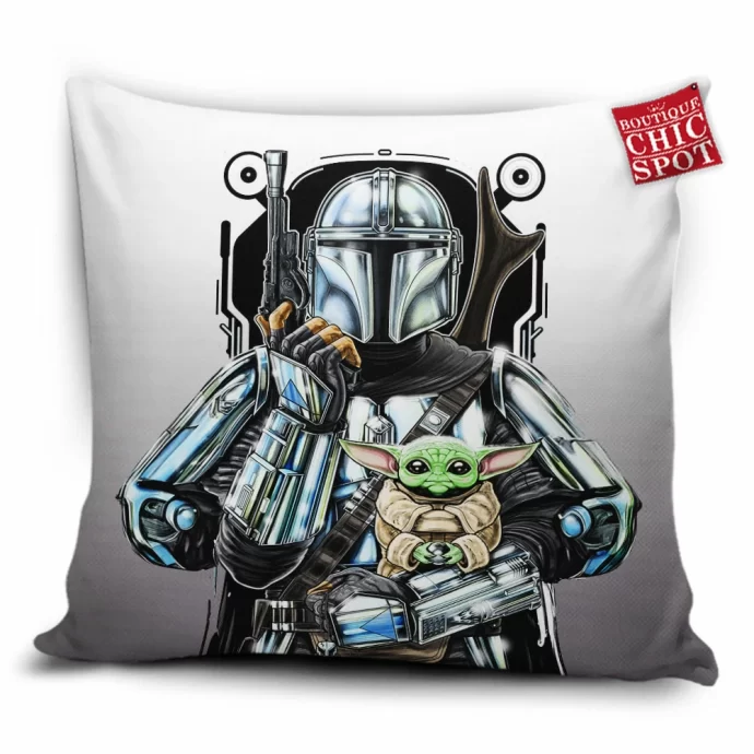 Mandalorian Pillow Cover