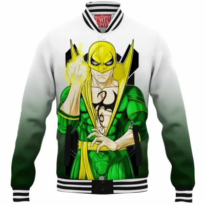 Comic Baseball-Jacket, Iron Fist Baseball-Jacket