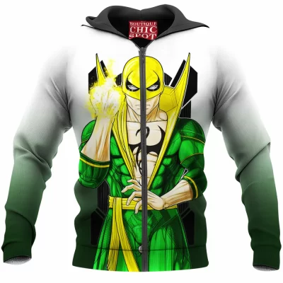 Comic Zip-Hoodie, Iron Fist Zip-Hoodie