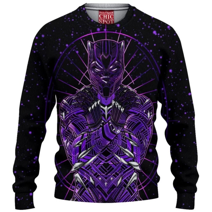 Black Panther Knitted Sweater