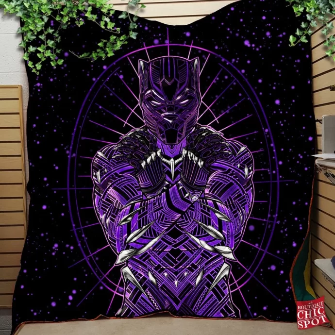 Black Panther Quilt Blanket