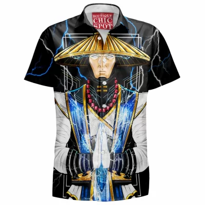 Game Hawaiian-Shirt, Mortal Kombat Hawaiian-Shirt, Raiden Hawaiian-Shirt