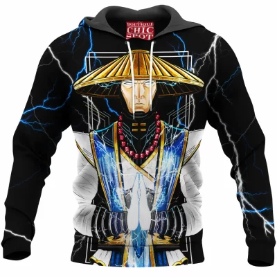 Game Hoodie, Mortal Kombat Hoodie, Raiden Hoodie