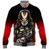 Horror Baseball-Jacket, Predator Baseball-Jacket, Sci-Fi Baseball-Jacket
